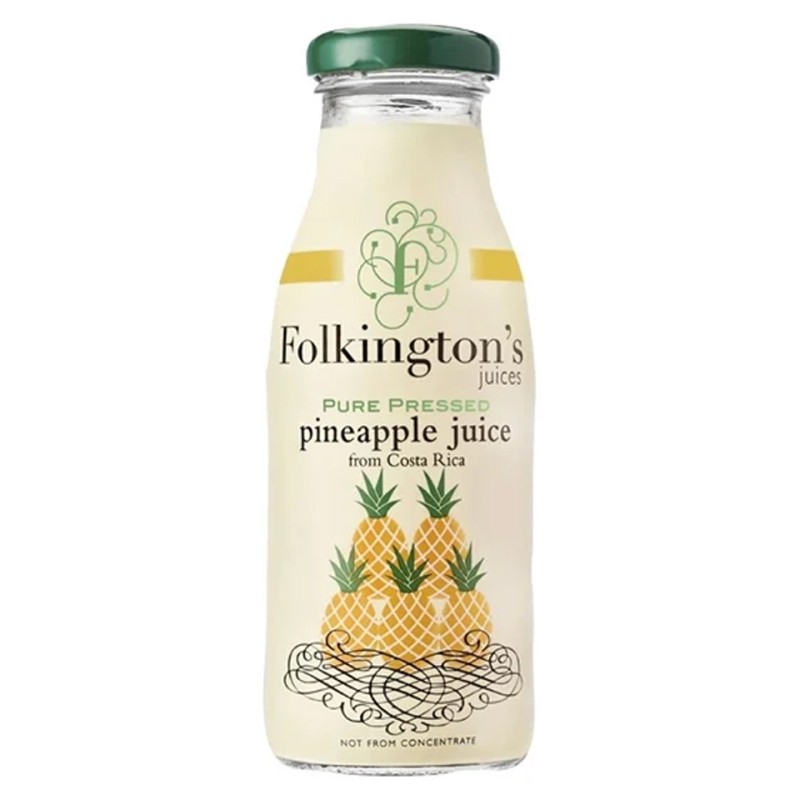 Folkington's Pineapple Juice 12x250ml