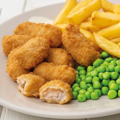 JJ Wholetail Breaded Scampi 1x454g