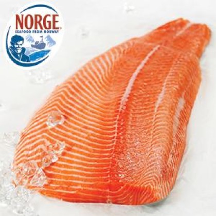 Frozen Norwegian Whole Skinless&Boneless Salmon Fillet (Price Per Kg Up To 1.2kg