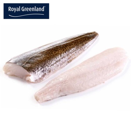 Royal Greenland IQF Skin-on PBI Cod Fillets 8-16oz 1x10kg