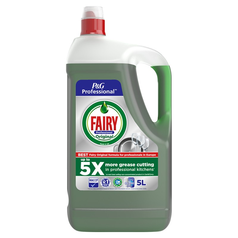 Fairy Professional Washing Up Liquid Original 1x5L