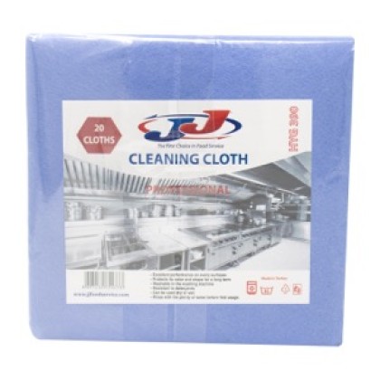 JJ 20 Multi Purpose Cloth 34cmx36cm Blue 1x1