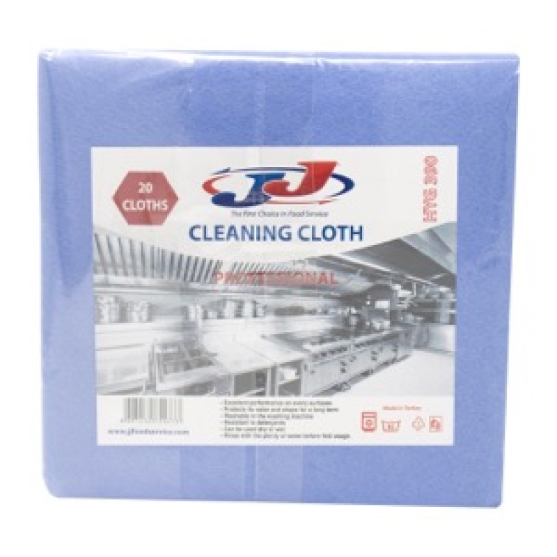 JJ 20 Multi Purpose Cloth 34cmx36cm Blue 1x1