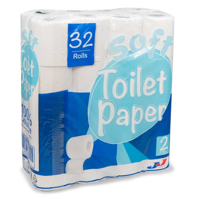 JJ 2ply Toilet Rolls 1x32