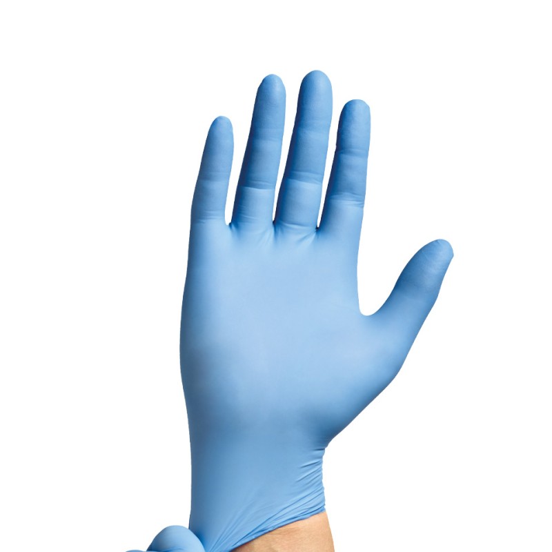 Disposable Blue Nitrile Gloves Large 1x100