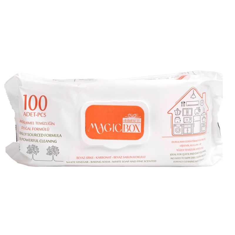 Surface Cleaning Wet Towels 1x100