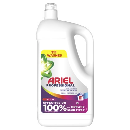 Ariel Professional Washing Liquid Detergent Colour 111 Washes 1x4.995L