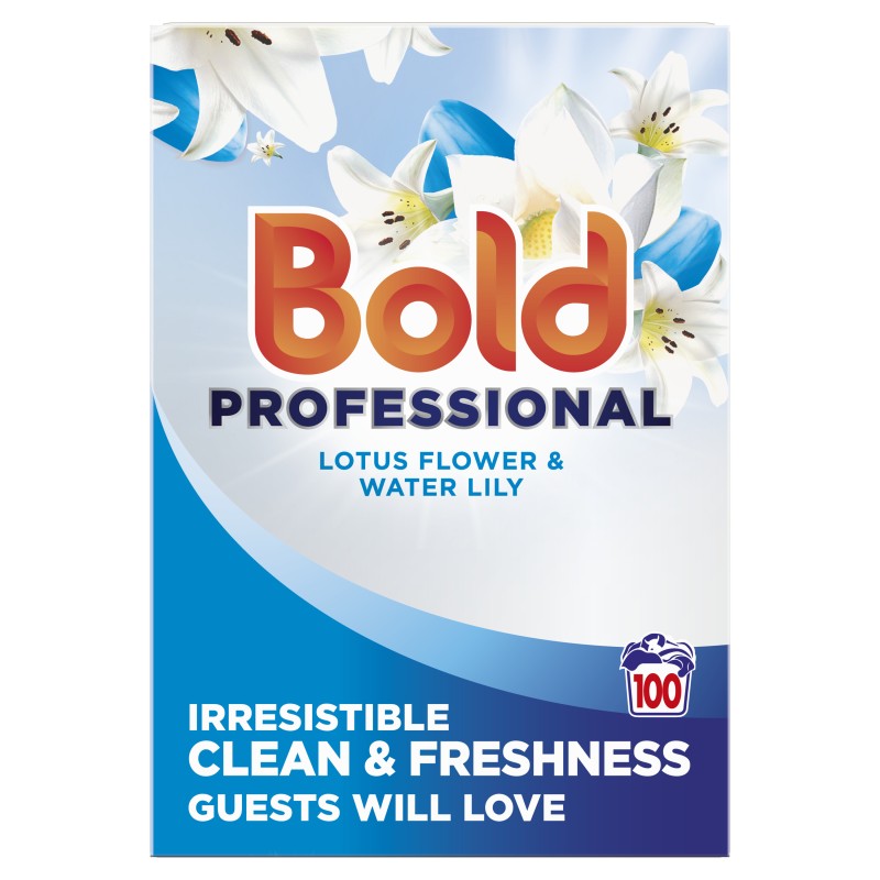 Bold Professional  Lotus Flower & Water Lily Powder Detergent 100 washes 1x5.5kg