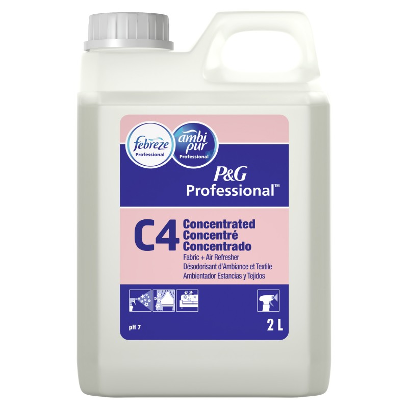Febreze Professional C4 Regular Liquid Fabric Refresher 1x2L