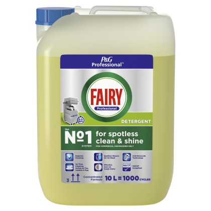 Fairy Professional D3 Commercial Auto Dish Wash Detergent 1x10L
