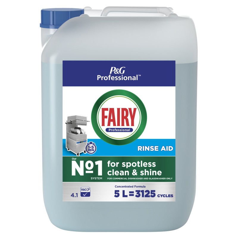 Fairy Professional 4.1 Commercial Auto Dish Wash Rinse Aid Concentrated 1x5L