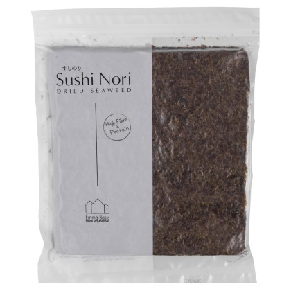 Emma Basic Roasted Seaweed Sushi Nori 40 Full Sheets