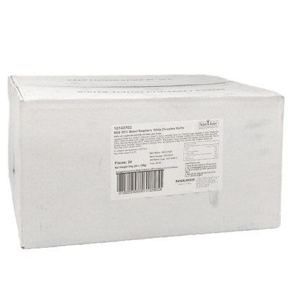 Baker and Baker Thaw & Serve Raspberry & White Chocolate Muffins-24x125g