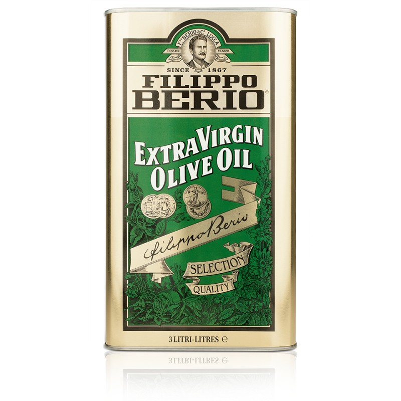 Filippo Berio Extra Virgin Olive Oil Tin 1x3L