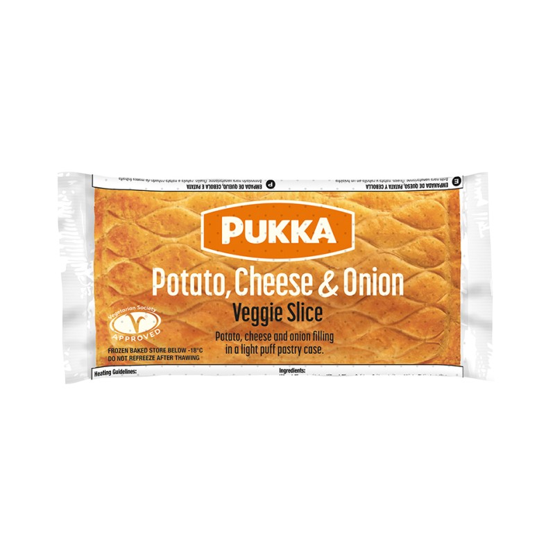 Pukka Wrapped Cooked Potato Cheese & Onion Bake 1x12