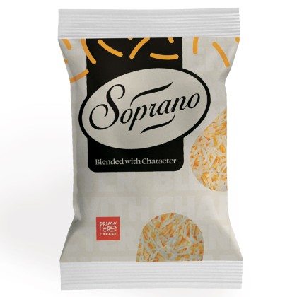 Soprano Grated 100 with Mozzarella 6x1.8kg