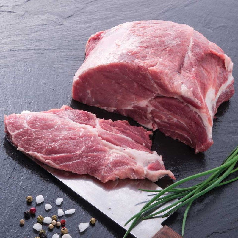 Fresh Raw Pork Neck Ends - Collar (Price Per Kg) Box Range 15 -28kg