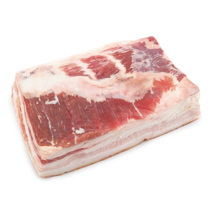 Fresh Raw Pork Belly Boneless - Rind On (Price Per Kg) Approx 7-20Kg