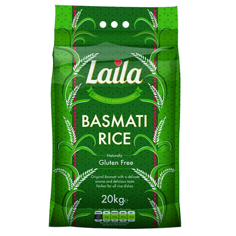 Laila Basmati Rice - 1x20kg