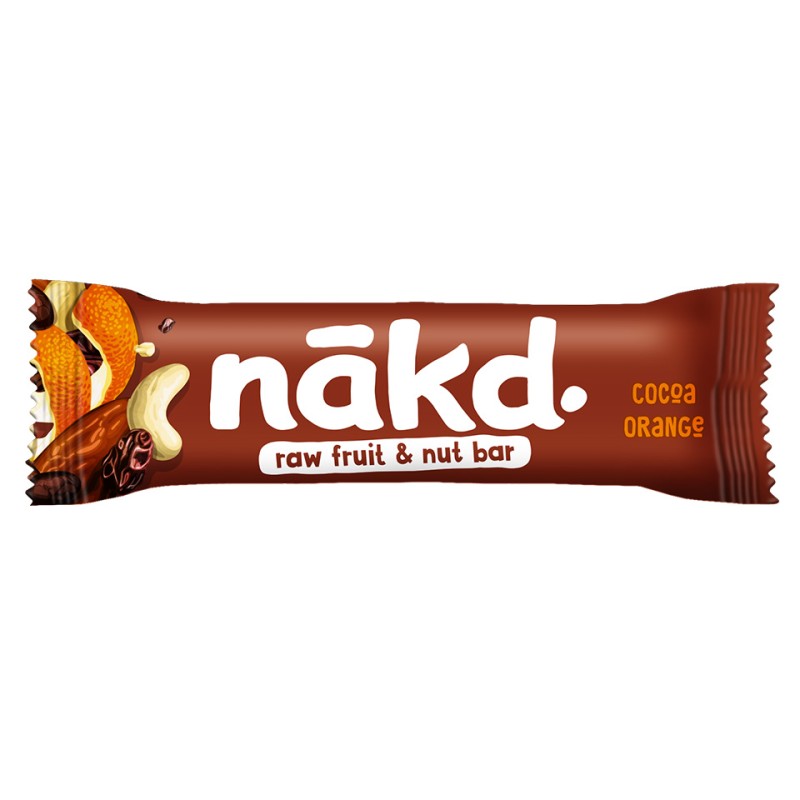 Nakd Cocoa Orange Bars 18x35g