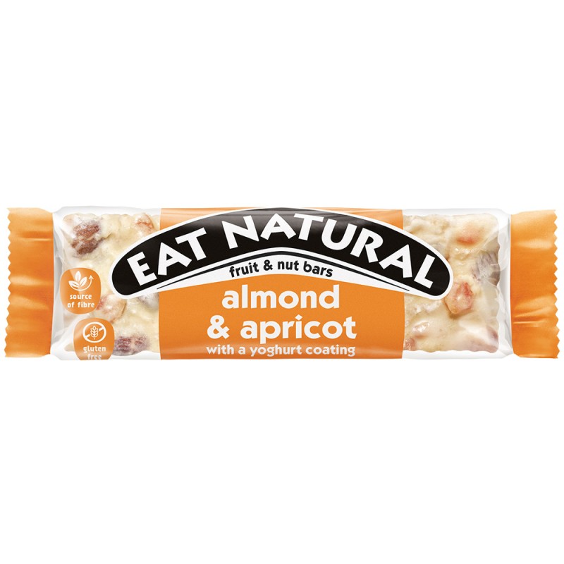 Eat Natural Almond & Apricot with Yoghurt Coating Bars 12x40g
