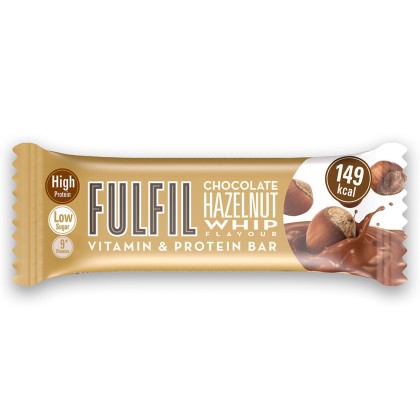 Fulfil Hazelnut Whip Bars 15x40g Fulfil Hazelnut Whip Bars 15x40g