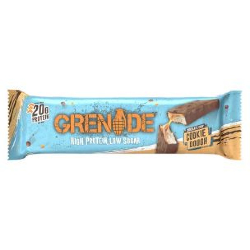 Grenade Chocolate Chip Cookie Dough Protein Bars 12x60g