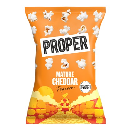 Propercorn Mature Cheddar Popcorn 24x20g