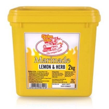 Chicken Train Piri-Piri Marinade Lemon & Herb Baste Yellow 1x2kg