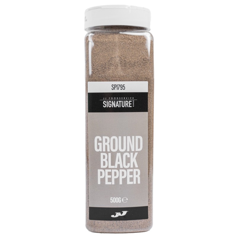 JJ Signature Ground Black Pepper 1x500g