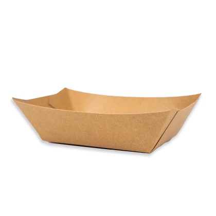 Kraft Small Chip Trays Chippy 65x105x40mm 1x250