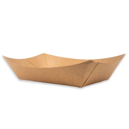 Kraft Large Chip Trays No3 95x165x55mm 1x250