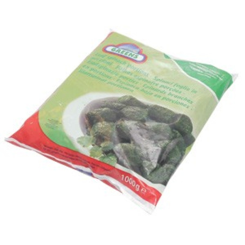 Greens Frozen Leaf Spinach 1x1kg