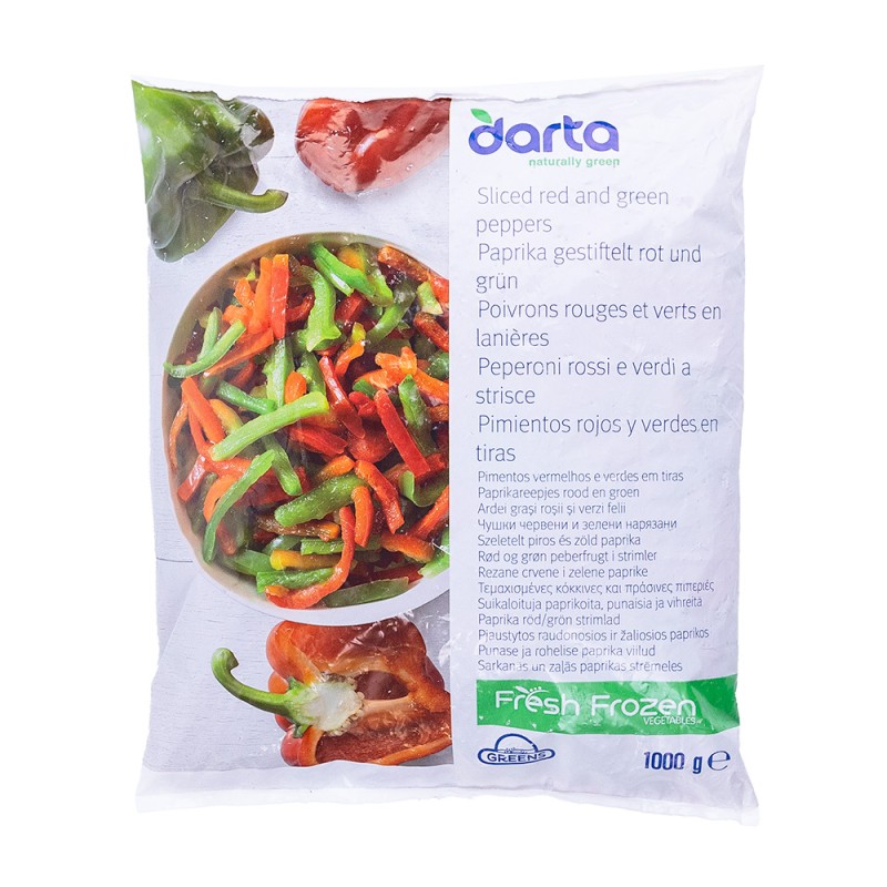 Darta Frozen Sliced Peppers 1x1kg