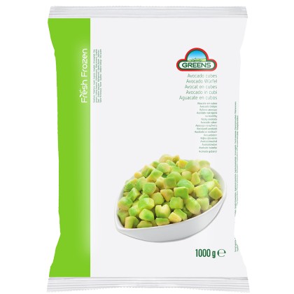 Greens Frozen Avocado 1x1kg