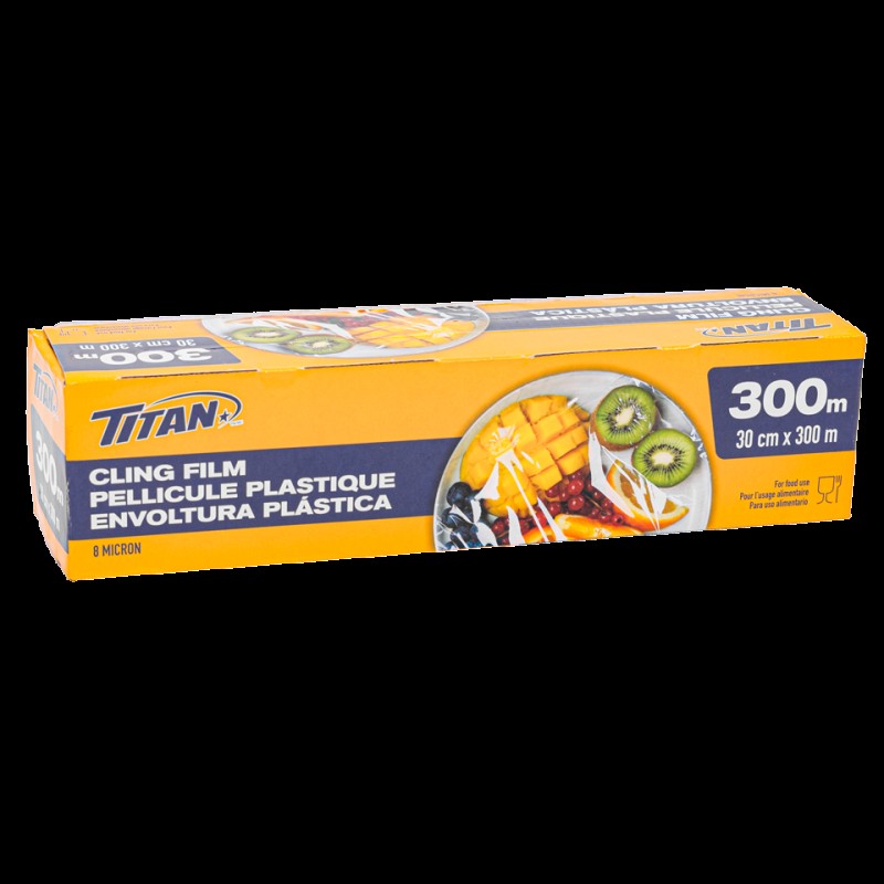 Titan Cling Film with Sliding Cutter 30cmx300m